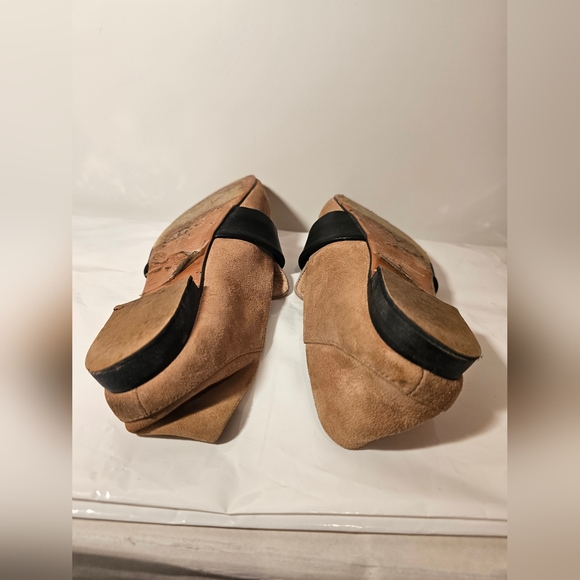 STUART WEITZMAN | Wylie Flat Suede Fold-Down Loafers Sz 36 - 5.5 US - Picture 11 of 12